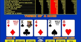 video poker game of skill