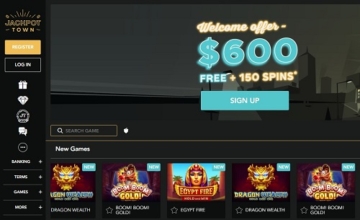 jackpot town casino homepage